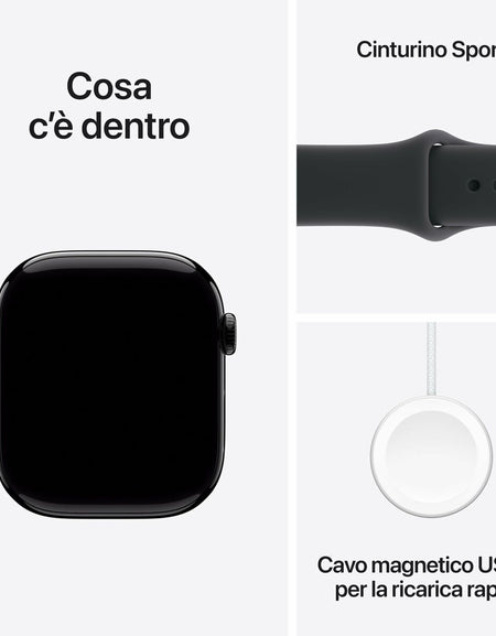 Smartwatch Apple MEUX4QL/A Black 46 mm-1