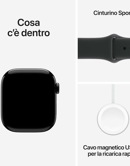 Smartwatch Apple MEQT4QL/A Black 42 mm-1