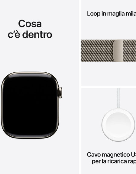 Smartwatch Apple MF8P4QL/A Titanium 42 mm-1