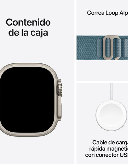 Smartwatch Apple MEWP4QL/A Titanium 49 mm-1