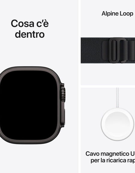 Smartwatch Apple MF0Q4QL/A Black 49 mm-1