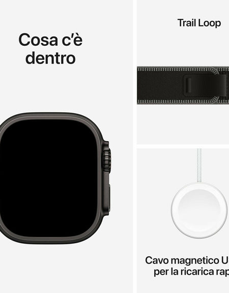 Smartwatch Apple MF1D4QL/A Black Light Blue 49 mm-1
