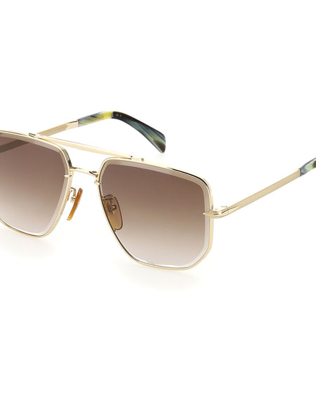 Men's Sunglasses David Beckham DB-7001-S-J5G-HA Golden ø 60 mm-0