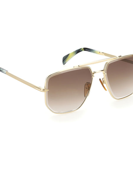 Men's Sunglasses David Beckham DB-7001-S-J5G-HA Golden ø 60 mm-1