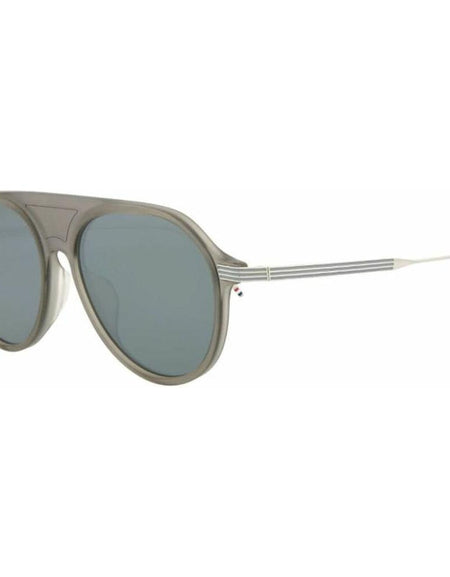 Unisex Sunglasses Thom Browne TB-809-B-GRY-SLV-55-AF Ø 55 mm-0