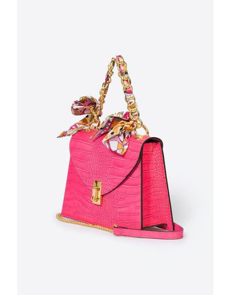 AYLA FUXIA Designer Handbag - A Touch of Italian Elegance