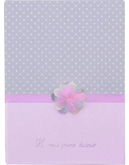 MAMAMOUR - Diario baby 6 anni - rosa - con ciondolo d'argento 925/Baby diary 6 years - pink - with sterling silver 925 pendant-0