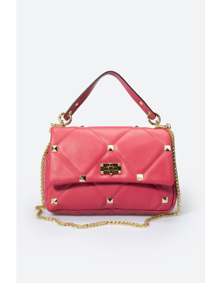 KYLIE FUXIA - Exquisite Quilted Leather Handbag