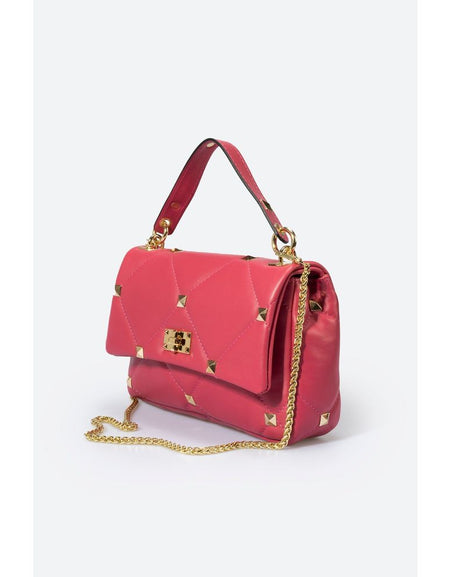 KYLIE FUXIA - Exquisite Quilted Leather Handbag