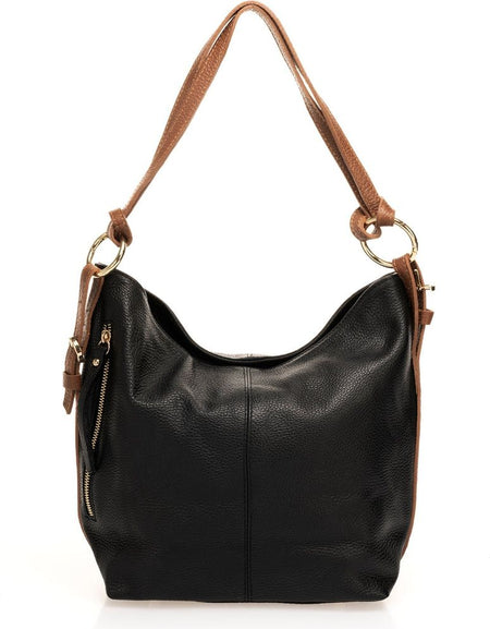 Designer Italian Handbag - 1247 BLACK