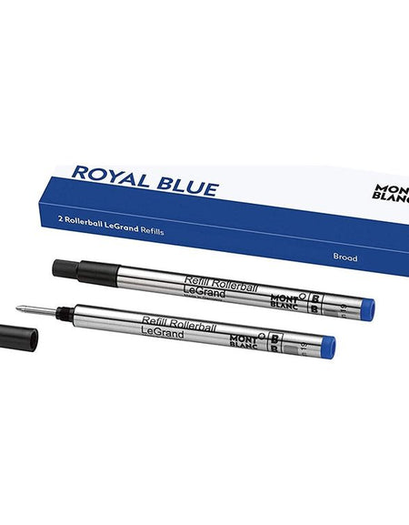 MONTBLANC Mod. ROLLERBALL LEGRAND REFILLS - Broad - ROYAL BLUE-0