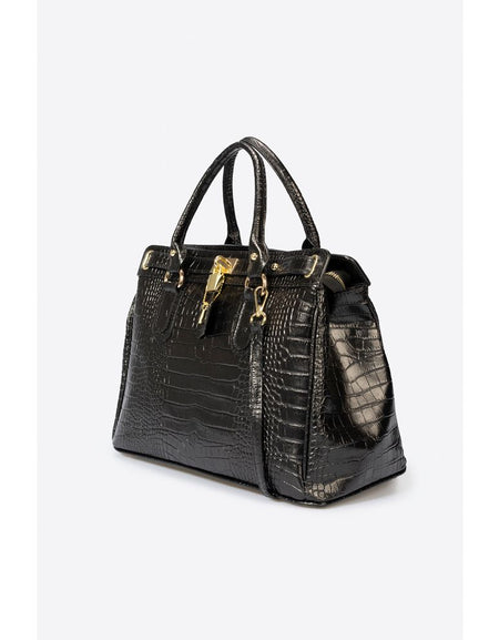 SAGE BLACK Designer Italian Handbag: A Timeless Elegance