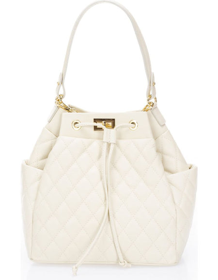 EDINA BEIGE: Exquisite Italian Handbag for the Distinguished Woman