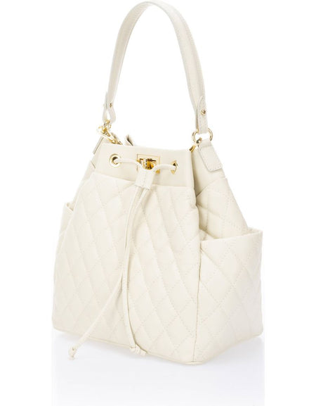 EDINA BEIGE: Exquisite Italian Handbag for the Distinguished Woman