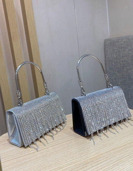 Bling Diamonds Rhinestone Tote: Exquisite Evening Clutch for Women