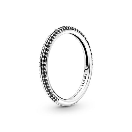 PANDORA JEWELS Mod. ME COLLECTION BLACK PAVE - RING - Size 50-0