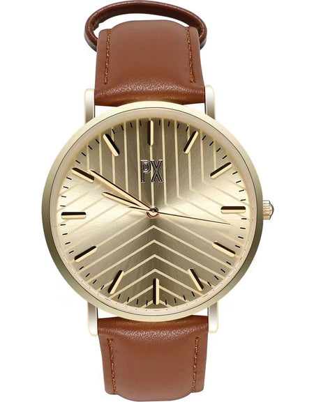Terry Leather Strap Watch