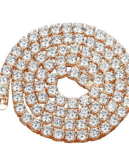 SPARKLE 925 Silver Tennis 4MM Chain - Elegance Redefined