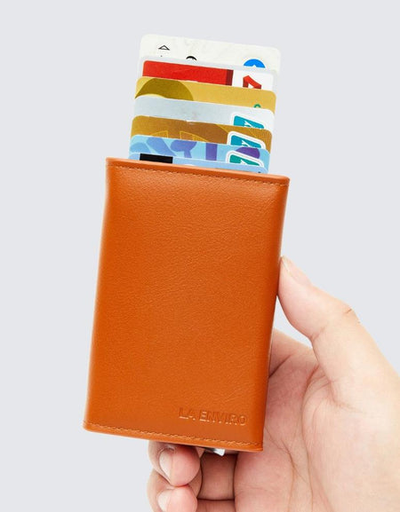 LEURA 2.0 Unisex Wallet I Tan-1