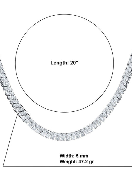 Buxom Sterling Silver 5MM Chain
