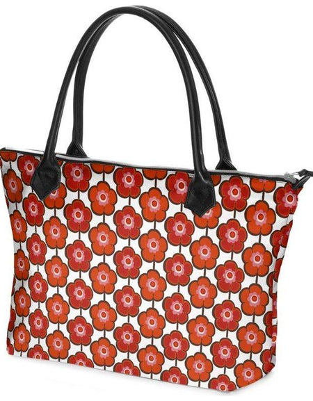 Jacki Easlick Poppy Print Tote - A Stunning Statement of Elegance