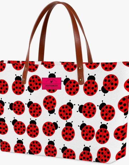Jacki Easlick Ladybug Classic Diving Cloth Tote Bag