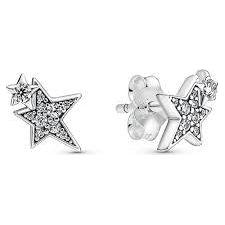 PANDORA JEWELS Mod. SPARKLING ASYMMETRIC STARS-0