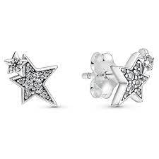 PANDORA JEWELS Mod. SPARKLING ASYMMETRIC STARS-0