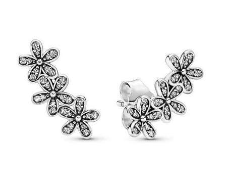 PANDORA JEWELRY Mod. SPARKLING DOUBLE HOOP EARRINGS-0