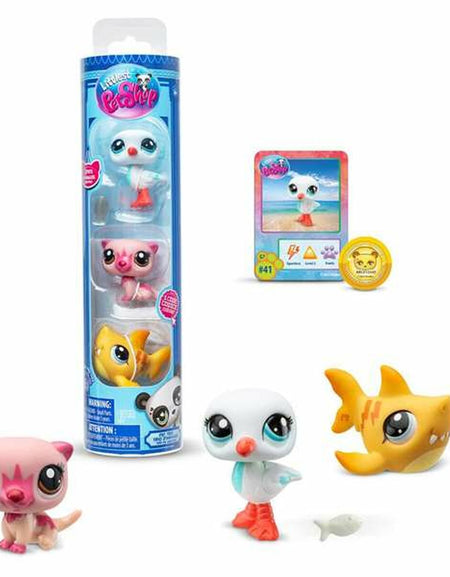 Set of Figures Bandai Littlest Pet Shop 6 x 25 x 6 cm 3 Pieces-0