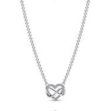 PANDORA Mod. SPARKLING INFINITY HEART COLLIER NECKLACE-0