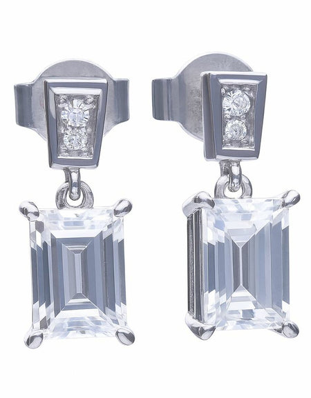Ladies' Earrings Diamonfire 6220601082 3 cm-0