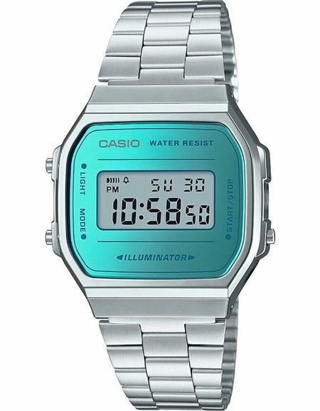 Men's Watch Casio A168WEM-2EF Silver-0