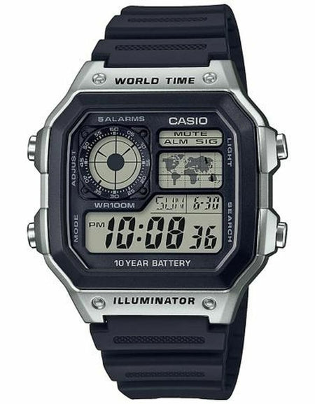 Men's Watch Casio AE-1200WH-1CVEF Black Grey (Ø 40 mm)-0