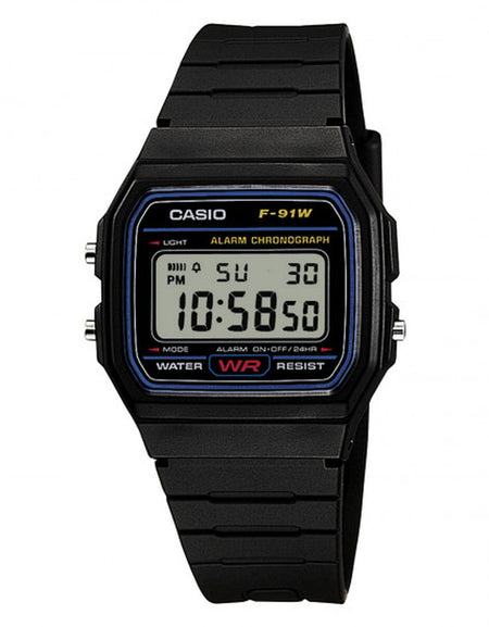 Men's Watch Casio F-91W-1YEG Black-0