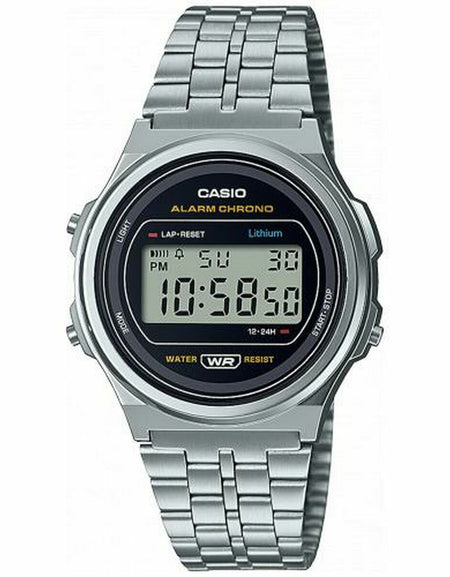 Unisex Watch Casio A171WE-1AEF Silver-0