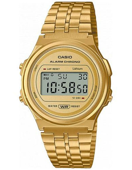 Unisex Watch Casio A171WEMG-9AEF Golden Vintage-0