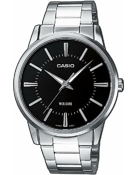 Men's Watch Casio MTP1303PD1AVEG Black Silver-0