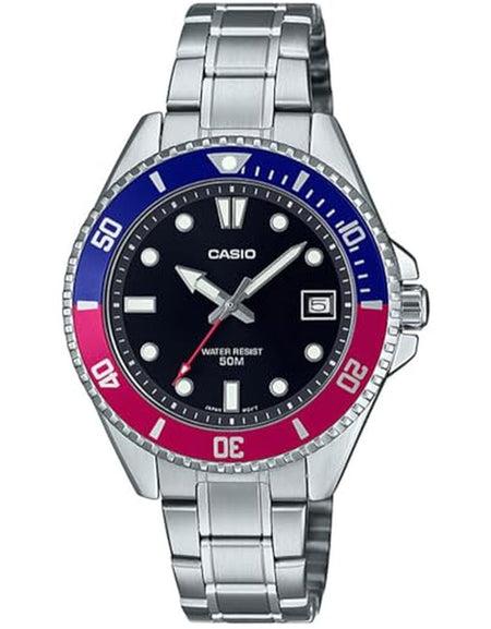 Men's Watch Casio MDV-10D-1A3VDF Silver (Ø 38,5 mm)-0