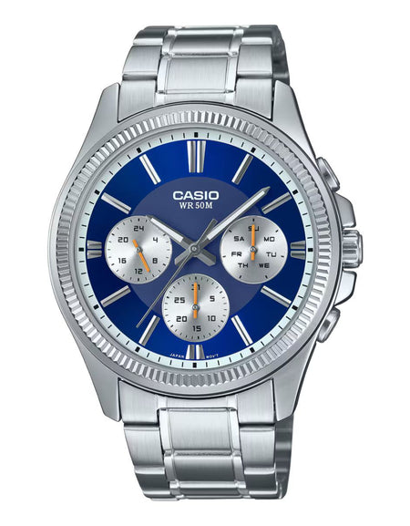 Men's Watch Casio MTP-1375D-2A1VDF Silver (Ø 42 mm)-0