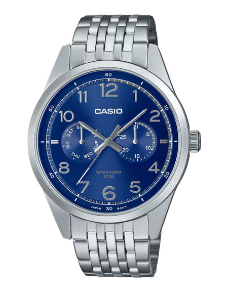 Men's Watch Casio MTP-E340D-2AVDF Silver (Ø 42 mm)-0