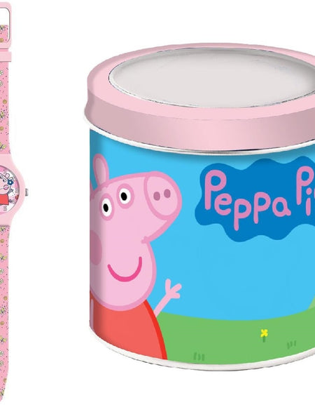 KID WATCH Mod. PEPPA PIG - Tin Box-0
