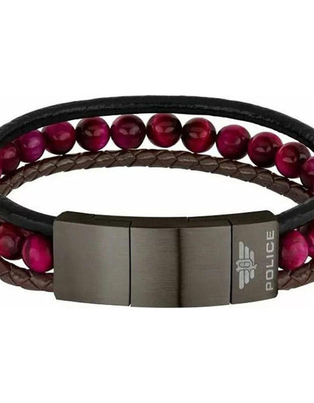 Men's Bracelet Police PJ26552BLU.03 Resin 19-21 cm-0