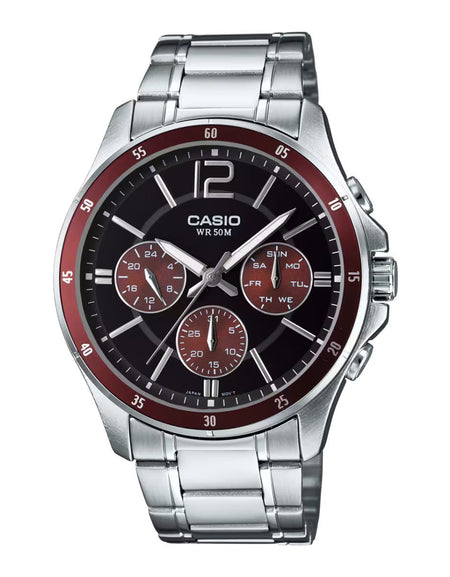 Men's Watch Casio MTP1374D5AVDF Silver (Ø 47 mm)-0