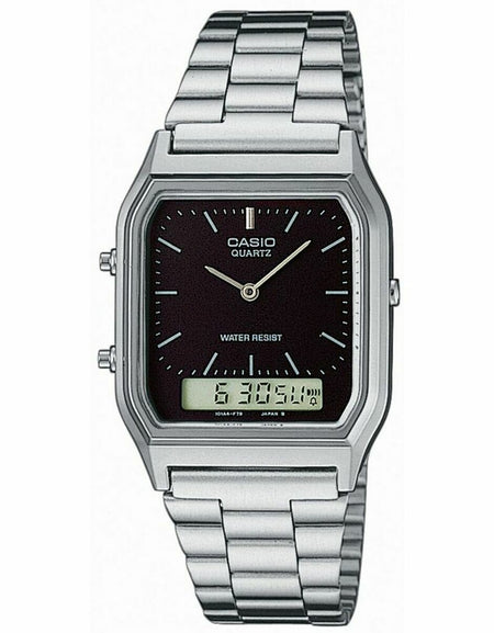 Unisex Watch Casio AQ-230A-1DMQYES Black Silver-0