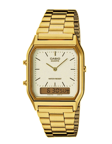 Men's Watch Casio AQ-230GA-9DMQYES Gold Golden-0