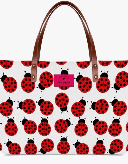 Jacki Easlick Ladybug Classic Diving Cloth Tote Bag