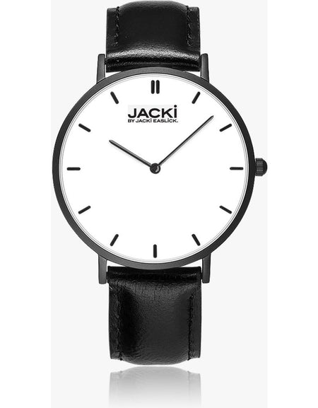 Jacki Easlick Ultra-Thin Leather Strap Quartz Watch
