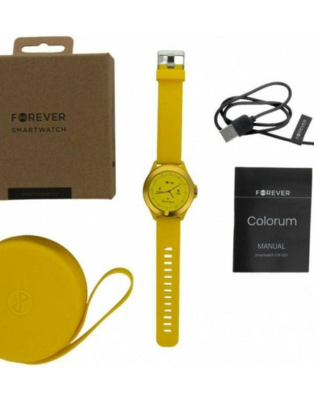 Smartwatch Forever CW-300 Yellow-0
