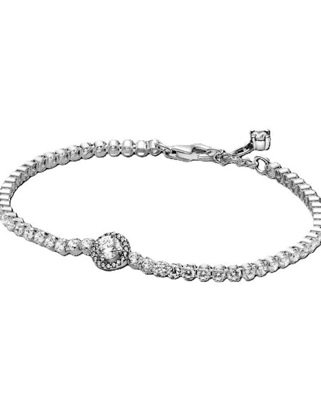 PANDORA JEWELS Mod. SPARKLING HALO TENNIS - Size 18-0